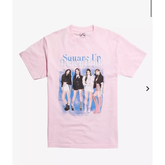 Hot Topic Tops - BLACKPINK Square Up T-Shirt – Pink – Size Medium